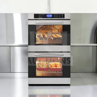 Brand new KoolMore KM-WO30D-SS 30" electric double wall oven, stainless steel, visible control panel, never used.