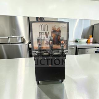 Commercial Cold Brew Coffee Dispenser, model CBR-L-DSP-0056, by Commercial Beverage Equipment. Features multi-valve system.