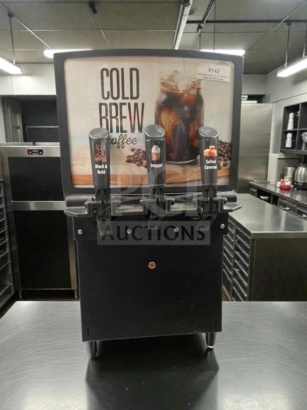 Commercial Beverage Equipment Cold Brew Multi-Valve Dispenser, 120V, black, fully tested, excellent condition, model CBR-L-DSP-0056.