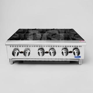 New– Atosa ACHP-6 – 6 Burner Commercial Gas Hot Plate / Countertop Range – Heavy Duty Restaurant Cooking Equipment! (ATO-L-HP-0696)