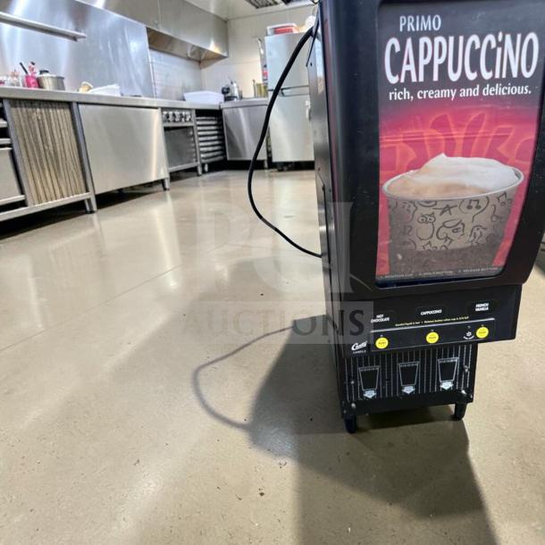 Wilbur Curtis CAFEPC3CS10000 3-station cappuccino dispenser in superior condition, fully tested and operational.