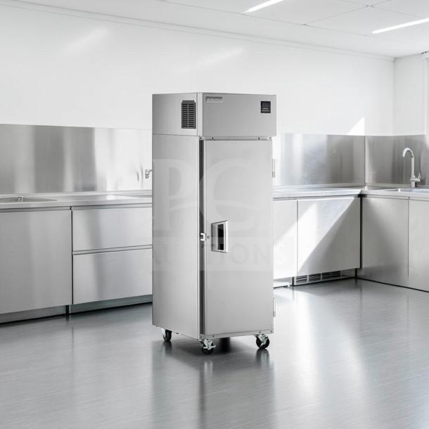 Prime Condition Delfield 6025XL-S reach-in refrigerator; stainless steel; 25.5" single section; 115V; fully tested.