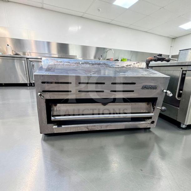 Imperial IRSB-36NG Salamander Broiler, 36" Infrared, Natural Gas, Commercial, Heavy Duty, Fully Tested, Elite Condition.