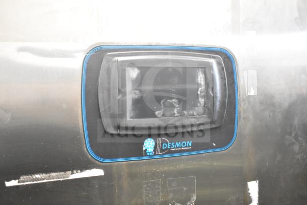 2022 Desmon GBF-15+ETL stainless steel commercial blast chiller with touch panel, 4 probes, on casters, 220V, 3 phase.