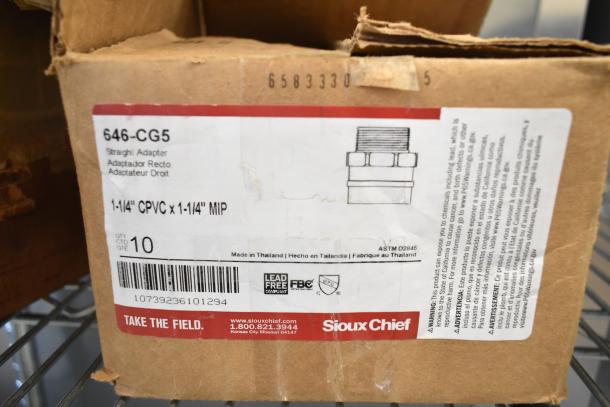 3 Various Items Including 646-CG5 1-1/4" CPVC x 1-1/4" MIP, Ice Cream Machine Barrel Scrapers. 3 Times Your Bid! - Image 6 of 8