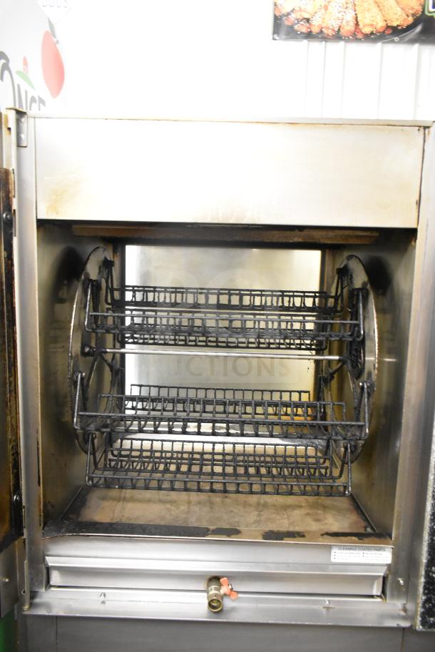 Fri-jado TDR7-P Commercial Floor Style Electric Powered Rotisserie Oven on Commercial Casters. 208 Volts, 3 Phase. - Image 3 of 9