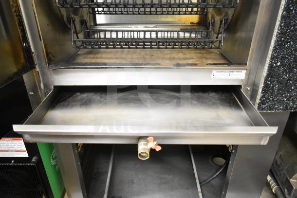 Fri-jado TDR7-P Commercial Floor Style Electric Powered Rotisserie Oven on Commercial Casters. 208 Volts, 3 Phase. - Image 5 of 9