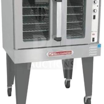 Southbend BGS13SC stainless steel convection oven, brand new, natural gas, on legs, 120V, commercial use.