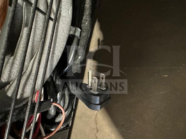 Turbo Air TBB2460SBDN6 2-door bar back cooler plug and wiring, 120V, new condition, on casters.