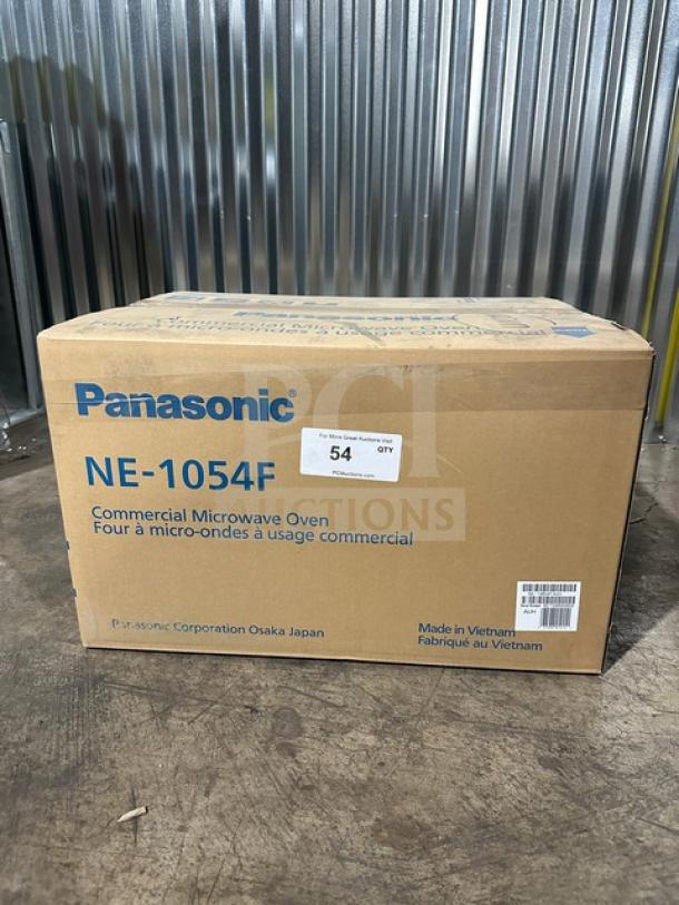 Brand new Panasonic Pro Microwave Model NE1054F in original box. Features digital touch pad, 120V 1 Phase.