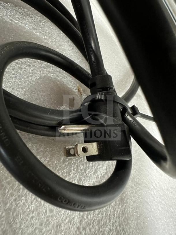 Coiled power cord for Continental 2 Drawer Refrigerated Lowboy, Model SW32N, 115V 1 Phase, new condition.