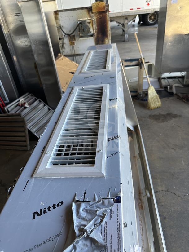 NEW Captive Air Pro Kitchen Supply 72" Stainless Steel Exhaust Hood, Nitto protective wrapping visible, excellent condition.