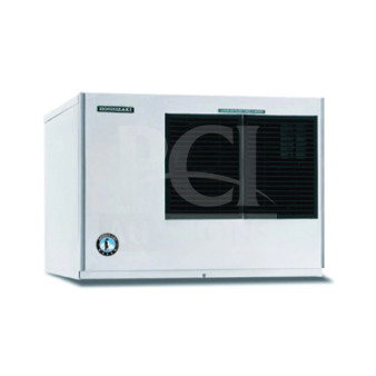 Brand new Hoshizaki stainless steel air-cooled ice maker, model KLM-700MAJ, Energy Star, crescent cubes.