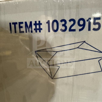 Pallet of TAKE OUT-SING #3 folded take out boxes, Model 10329150, new condition, 200 boxes per case, visible item number.