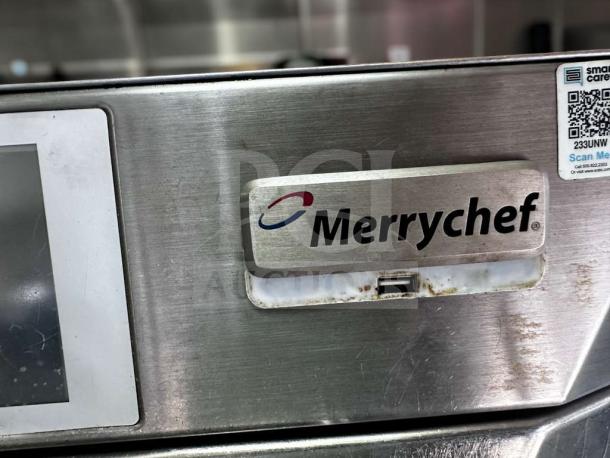 Merrychef eikon e4 high-speed oven, stainless steel, Merrychef logo, tested and operational, 208/240V.