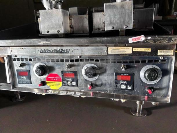 Keating Miraclean® 36" commercial gas griddle in exceptional condition. Natural gas, UL & NSF listed, fully tested.