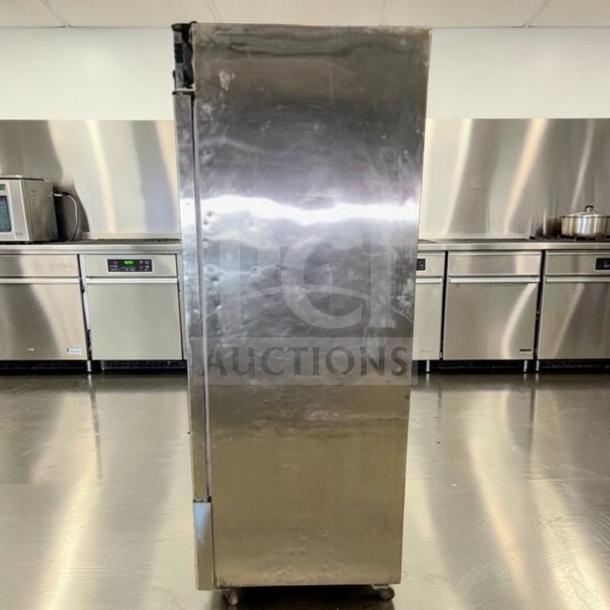 Blue Air BSR23-HC commercial reach-in refrigerator, 26" stainless steel, elite condition, bottom mount, fully tested.