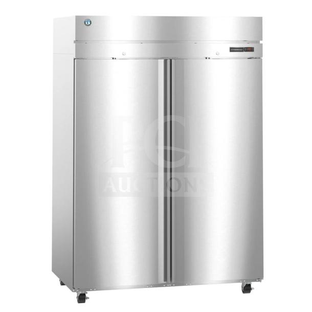 2023 Hoshizaki HC2A-FS commercial heated cabinet, full-height, insulated, mobile, 6-pan capacity, 115V, scratch and dent.
