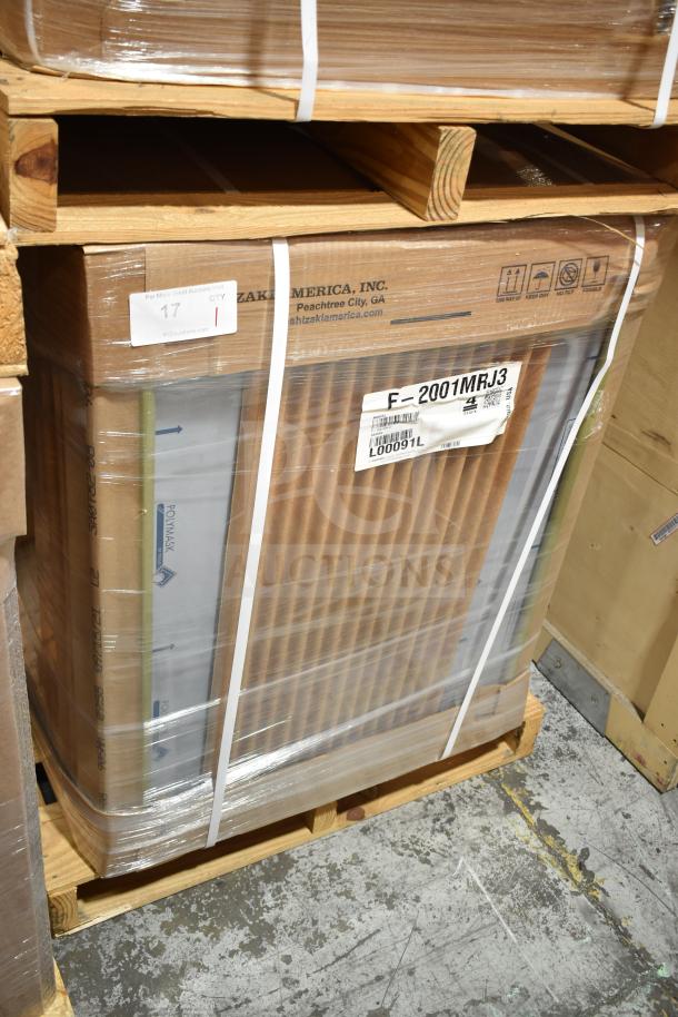 Brand new 2021 Hoshizaki F-2001MRJ3 flaker icemaker, 208/230 volts, in packaging. Scratch and dent condition.