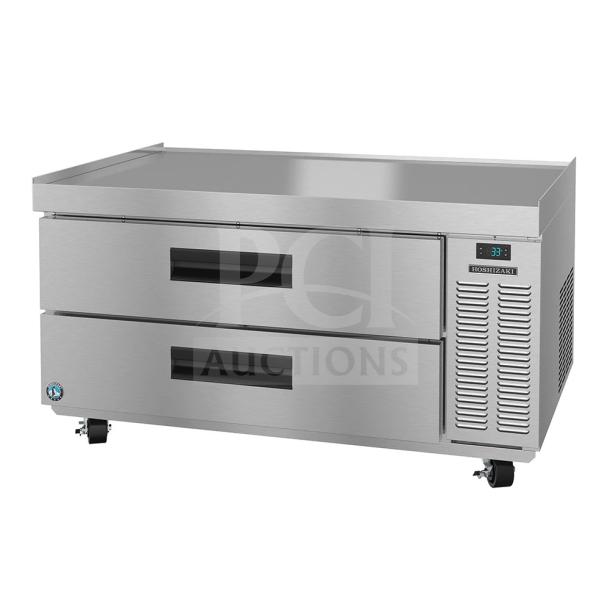 Brand new 2022 Hoshizaki CR49A 49" Steelheart Series chef base with two drawers, 115V, with minor scratches and dents.