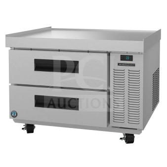 Brand new 2024 Hoshizaki CR36A Steelheart Series chef base with two drawers, 115 volts, minor cosmetic imperfections.