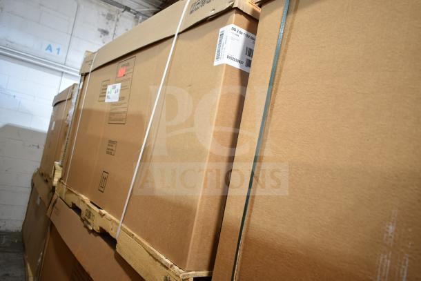 Brand new Hoshizaki DD69 kegerator in packaging, 115V, single/double tap, holds three 1/2 kegs. Scratch and dent condition.