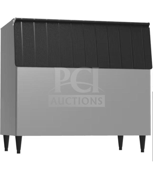 Brand new Hoshizaki B-800PF ice storage bin, 2020 model, 48" width, 800 lbs capacity, minor scratches, 115V, 1 Phase.