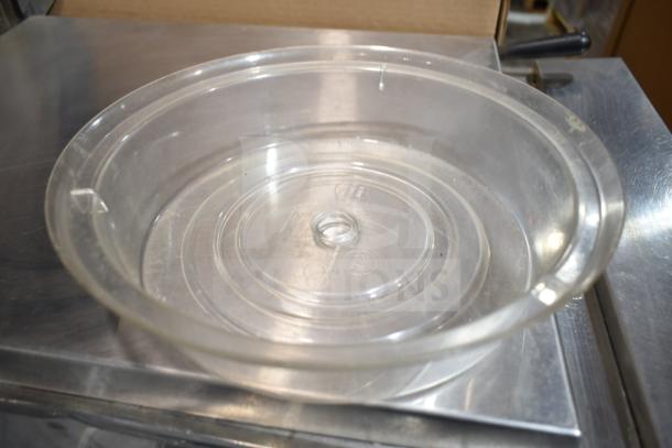 106 dome covers, mix of stainless steel and clear poly, visible clear cover shown on metal surface, gently used.