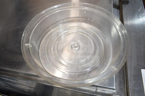 106 dome covers, including stainless steel and clear polycarbonate. Features insignia. Auction for batch multiplying bid.