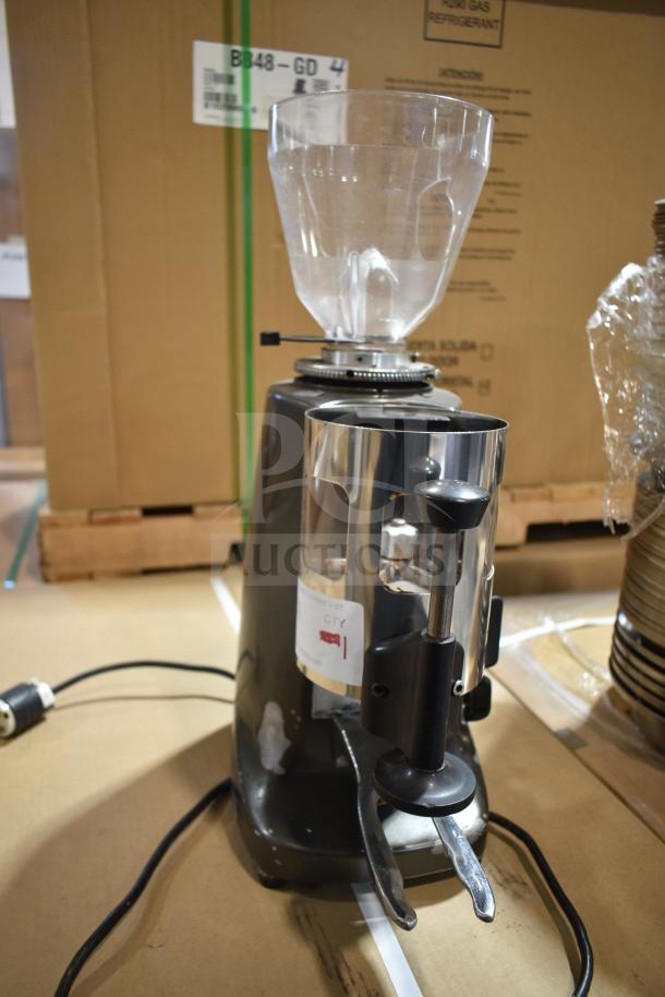 Mazza Luigi Super Jolly Auto espresso machine, no lid, 220-230V, 1 phase. Commercial countertop model in used condition.