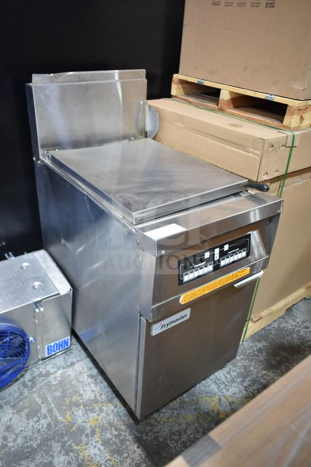 2016 Frymaster FBCR18CSE commercial floor-style rethermalizer, natural gas, 90,000 BTU, stainless steel, excellent condition.