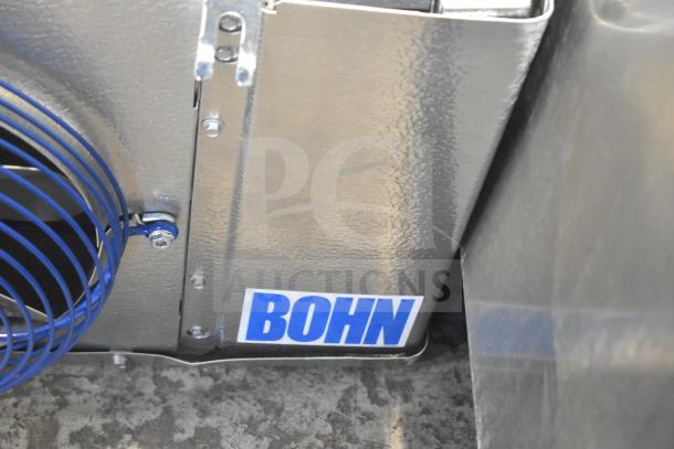 Bohn BEL0650AG6AMAD2107 commercial evaporator fan, 115V, 1 phase, durable metal construction, with Bohn logo visible.