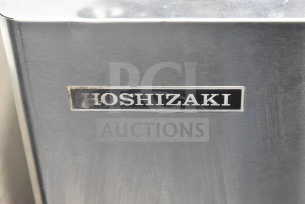 Hoshizaki KM-650MAH Crescent Cuber Ice Machine, stainless steel, 208-230V, 1 phase, visible brand logo.