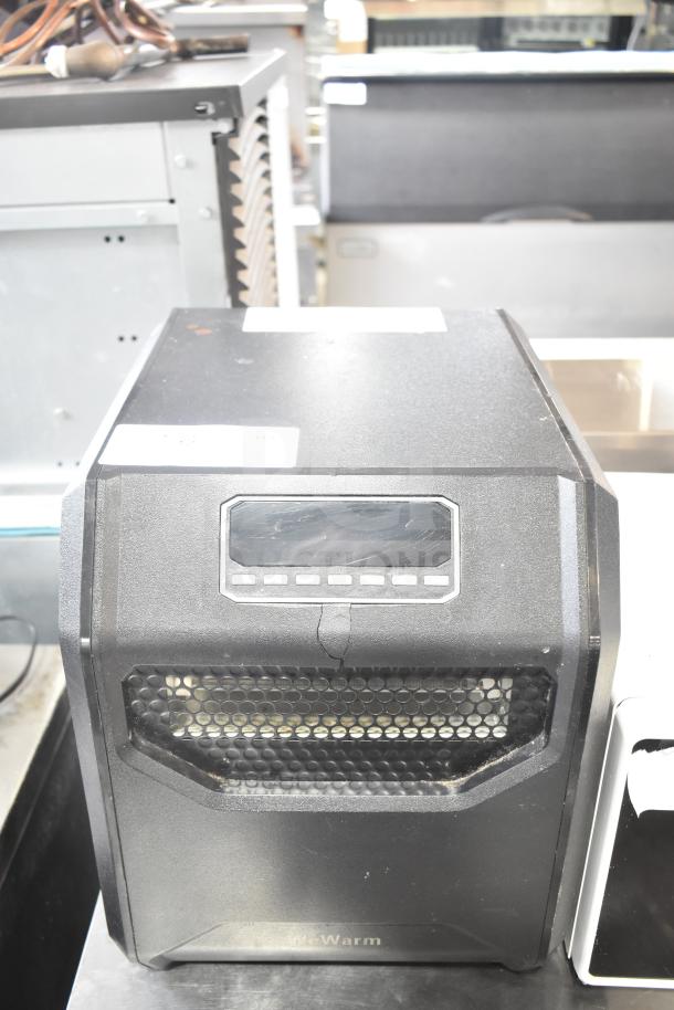 LifeSmart HT1013US 1500W Quartz Infrared Electric Space Heater, digital display, black, used condition.