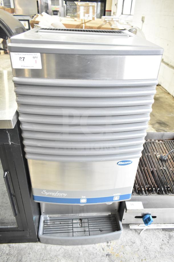 Follett 25CT400A Symphony commercial ice machine with water dispenser, stainless steel, 115V, 1 phase, good condition.