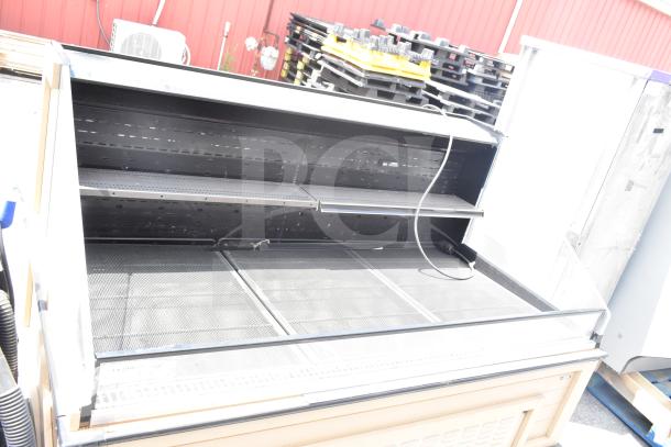 Killion Commercial Grab N Go Merchandiser, floor style, open display, 120/208-240V, shelves, good condition.