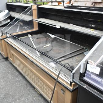 Killion Commercial Grab N Go Merchandiser, floor style, 120/208-240V, used condition, tan exterior, open display shelves.