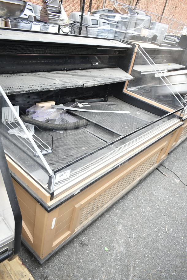 Killion Commercial Floor Style Open Grab N Go Merchandiser, 120/208-240 Volts, metal frame, apparent wear.