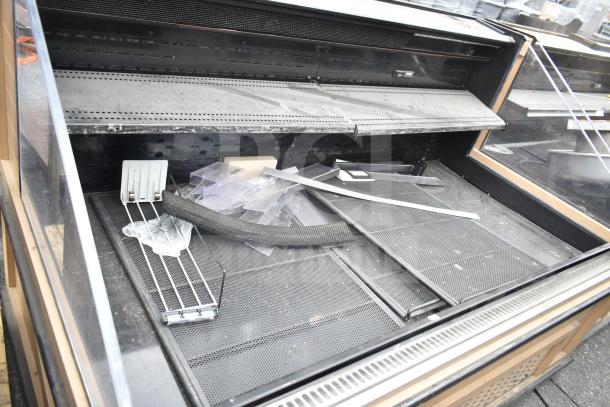 Killion Commercial Floor Style Open Grab N Go Merchandiser, 120/208-240 Volts, used condition, shelving visible.