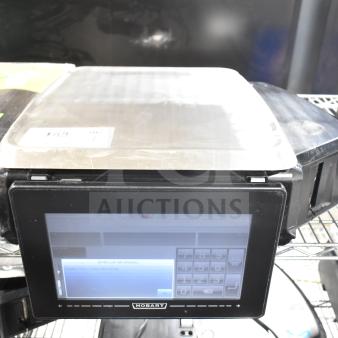 2023 Hobart HTi-7LH4W commercial countertop food portioning scale, stainless steel, touchscreen, tested, and working.