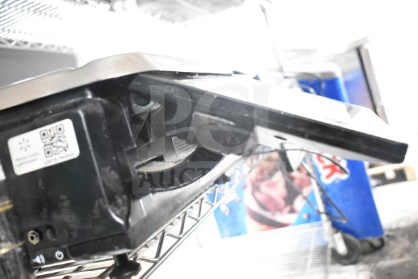 2017 Hobart HTi-7LH26 commercial food scale, tested and working, showing underside wiring and QR code label.