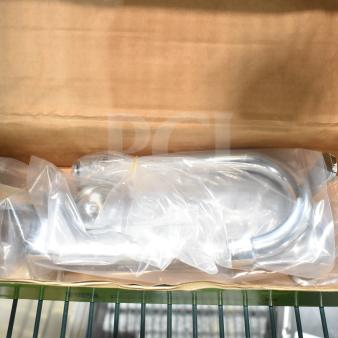 BRAND NEW Regency 600FW84G wall mount faucet with 3 1/2" swivel gooseneck spout and 8" centers, sealed in original box.