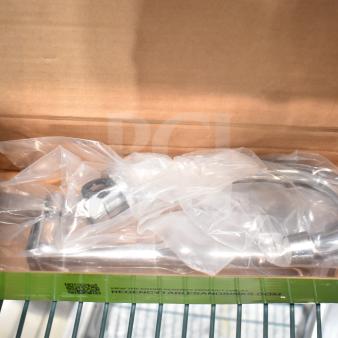 BRAND NEW SCRATCH AND DENT Regency 600FW84G wall mount faucet with 3.5" swivel gooseneck spout and 8" centers, in box.