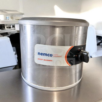 Nemco commercial soup warmer, countertop model in remarkable condition, 120V, fully tested, with visible control dial.
