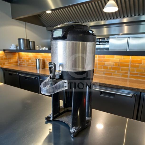 Bunn TF Digital Beverage Server DSG2, 1.5 Gallon, with stand, excellent condition, fully tested, by Bunn-O-Matic Corporation.