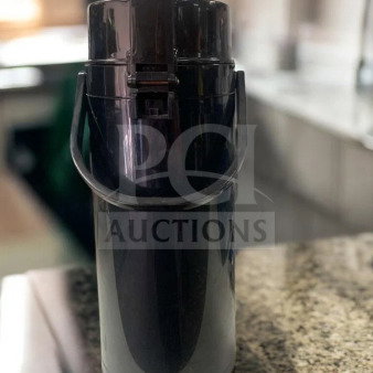 BUNN Airpot Coffee Server in excellent condition, black, push-top dispenser. Tested and working.
