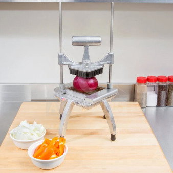 Nemco 56500-6 Easy Chopper II, metal countertop vegetable slicer, in excellent condition, slicing 3/8" thick, inspected.