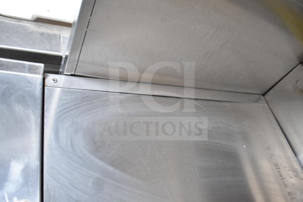 2021 Texino 28ft Triple-Axle Food Trailer interior detail. Stainless steel surface, new condition. VIN: 4B9T1EC3XMM286019.