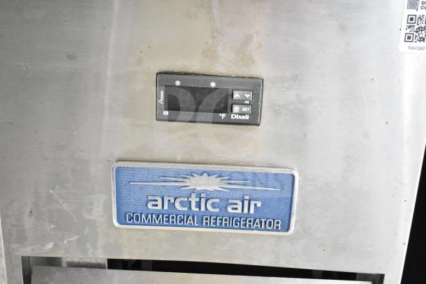 NBRHD Kitchens Ghost Kitchen Food Trailer with Arctic Air refrigeration, including label and digital readout.