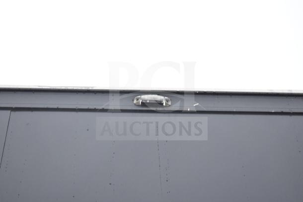 2020 Southern Dimensions Group all-black mobile commissary/command trailer, 8.5' x 20', featuring tandem axle.